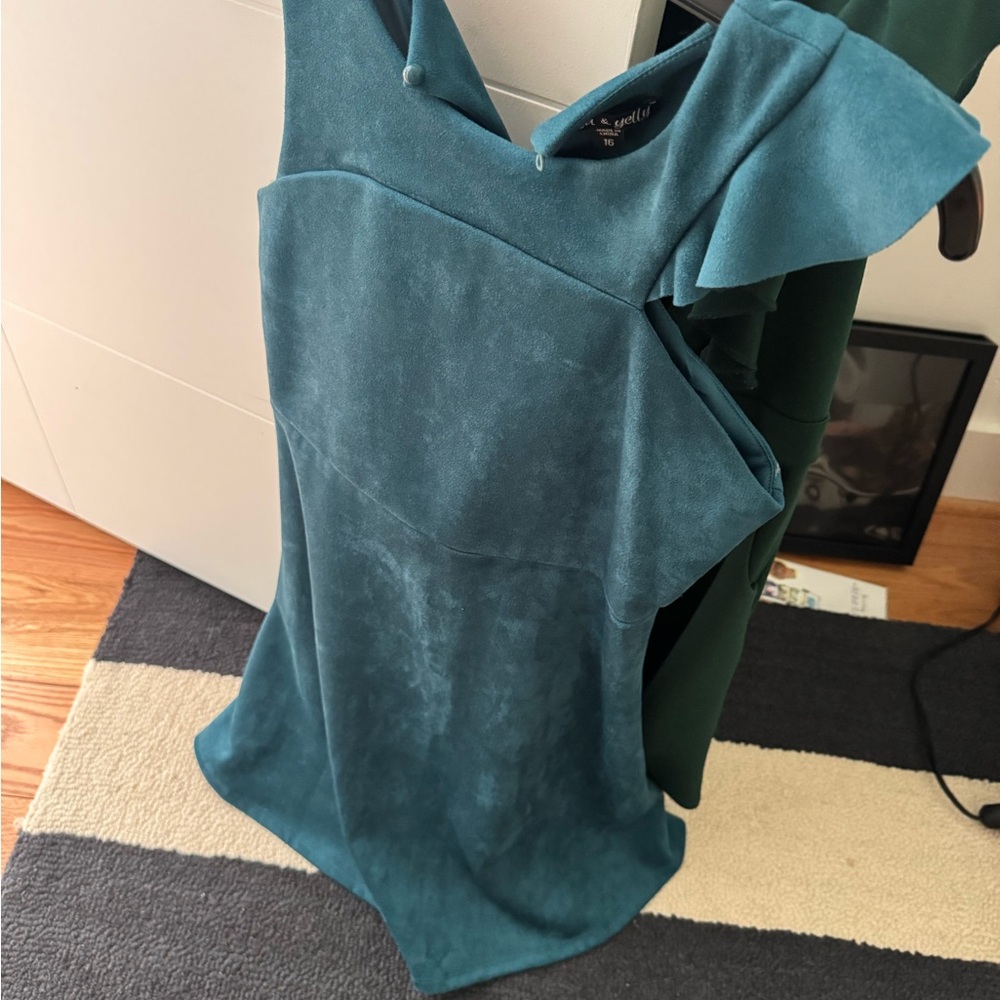 Elegant Teal Dress